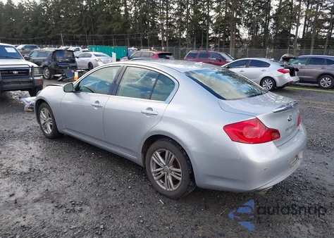 2013 Infiniti G37X z USA, uszkodzony, nr VIN JN1CV6AR1DM770207